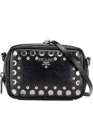 Prada Dames, Pre-owned, Zwart, Maat: ONE Size Leer