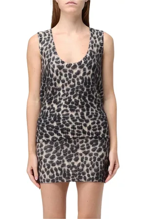 BLUMARINE Dames, Jurken, Bruin, Maat: L