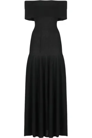 Khaite Dames, Jurken, Zwart, Maat: S Nylon