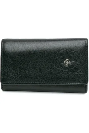 CHANEL Dames, Pre-owned, Zwart, Maat: ONE Size Leer