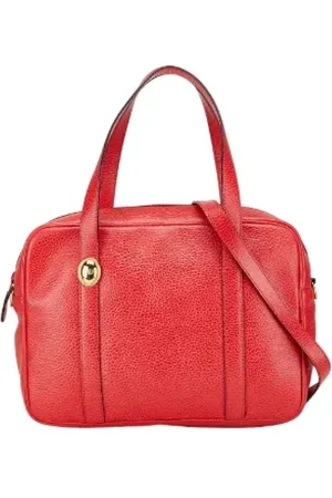 Dior Dames, Pre-owned, Rood, Maat: ONE Size Leer