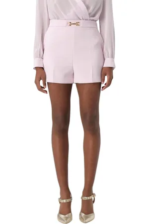 Elisabetta Franchi Dames, Korte broeken, Roze, Maat: M