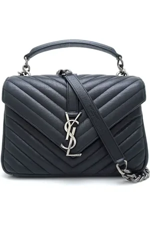 Saint Laurent Dames, Pre-owned, Zwart, Maat: ONE Size Leer