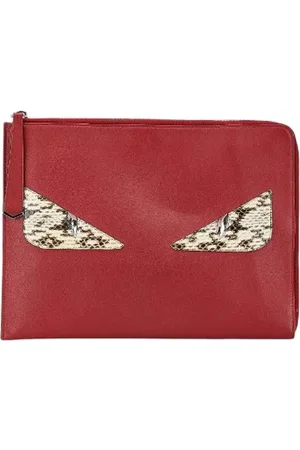 Fendi Dames, Pre-owned, Rood, Maat: ONE Size Leer