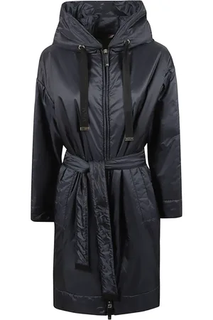 Max Mara Dames, Mantels, Blauw, Maat: 3XS Poliester