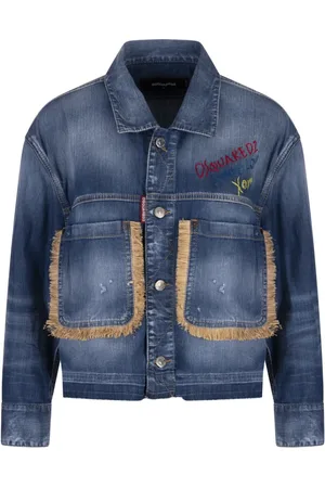 Dsquared2 Dames, Jassen, Blauw, Maat: 2XS