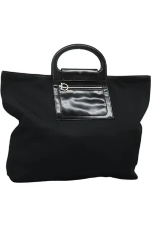 Salvatore Ferragamo Dames, Pre-owned, Zwart, Maat: ONE Size Nylon