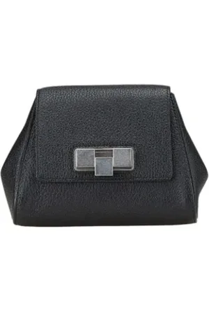 Bottega Veneta Dames, Pre-owned, Zwart, Maat: ONE Size Leer