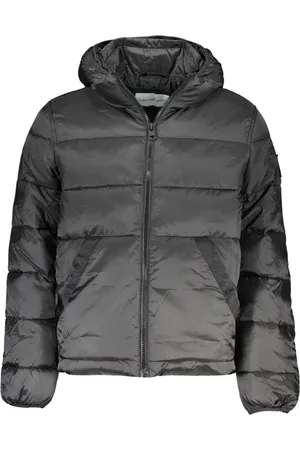 Calvin Klein Heren, Jassen, Zwart, Maat: XL Poliester