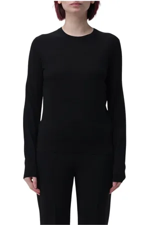 THEORY Dames, Truien, Zwart, Maat: 2XL Wol
