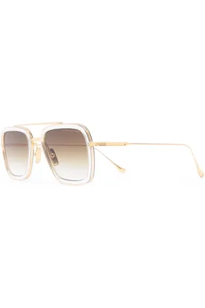 DITA EYEWEAR Heren, Accessoires, Geel, Maat: 52 MM