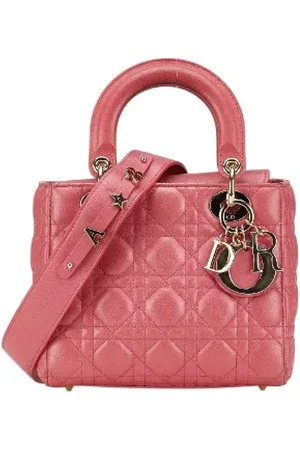 Dior Dames, Pre-owned, Roze, Maat: ONE Size Leer
