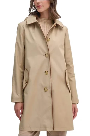 Ralph Lauren Dames, Mantels, Bruin, Maat: L Poliester