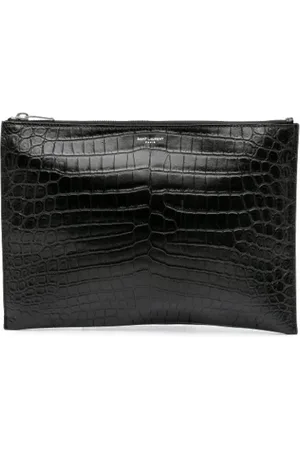 Saint Laurent Dames, Pre-owned, Zwart, Maat: ONE Size Leer