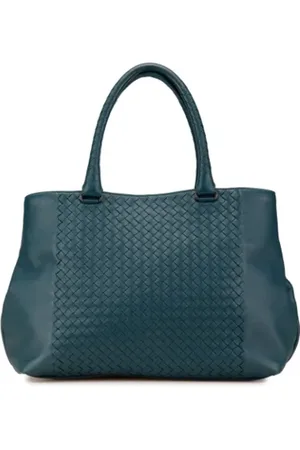 Bottega Veneta Dames, Pre-owned, Groen, Maat: ONE Size Leer