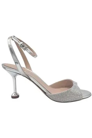 NINALILOU Dames, Schoenen, Grijs, Maat: 38 EU Leer