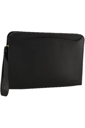 Burberry Dames, Pre-owned, Zwart, Maat: ONE Size Leer