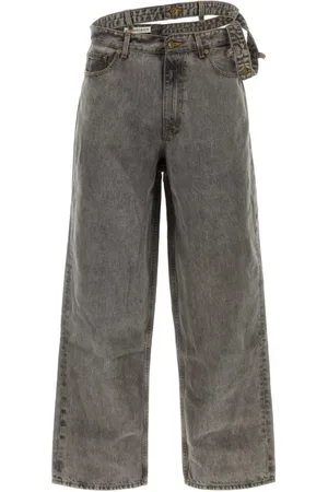 Y / PROJECT Dames, Jeans, Grijs, Maat: W26