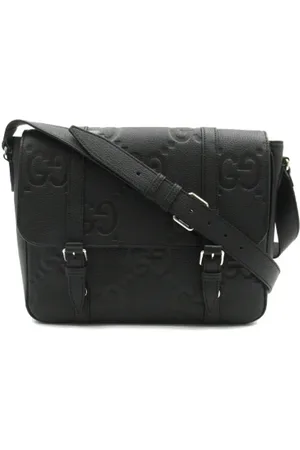 Gucci Heren, Pre-owned, Zwart, Maat: ONE Size Leer