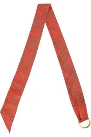 Burberry Dames, Pre-owned, Rood, Maat: ONE Size Zijde