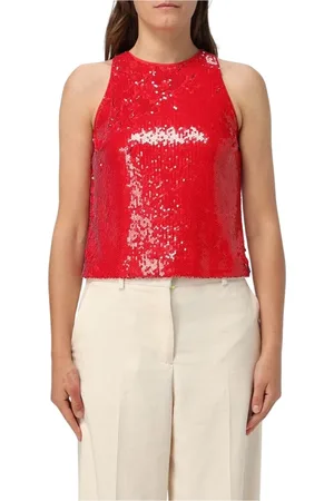 Msgm Dames, Tops, Rood, Maat: XS