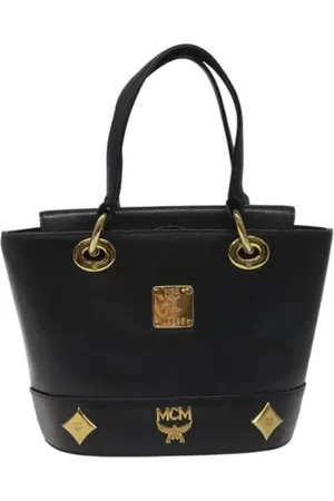 MCM Dames, Pre-owned, Zwart, Maat: ONE Size Leer