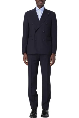 TAGLIATORE Heren, Pakken, Blauw, Maat: L Tweed