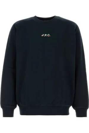 A.P.C. Heren, Sweatshirts & Hoodies, Blauw, Maat: S Katoen