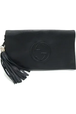Gucci Dames, Pre-owned, Zwart, Maat: ONE Size Leer