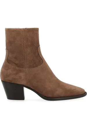 ANNA F. Dames, Schoenen, Bruin, Maat: 39 1/2 EU Suède