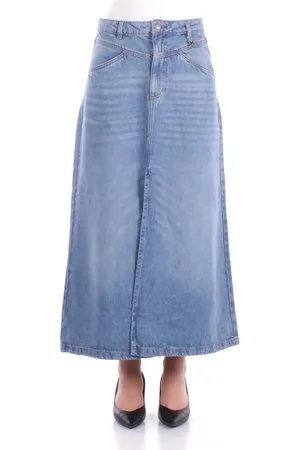 John Richmond Dames, Rokken, Blauw, Maat: W28 Denim
