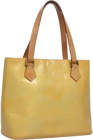 LOUIS VUITTON Dames, Pre-owned, Geel, Maat: ONE Size Leer