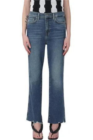 7 for all Mankind Dames, Jeans, Blauw, Maat: W27 Katoen