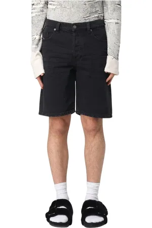Diesel Heren, Korte broeken, Grijs, Maat: W30 Denim