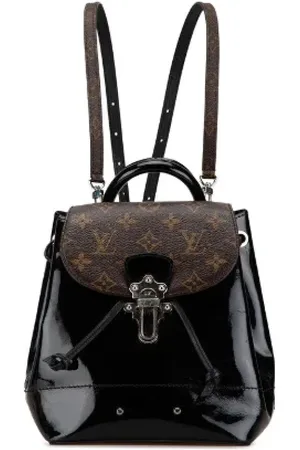 LOUIS VUITTON Dames, Pre-owned, Zwart, Maat: ONE Size Leer