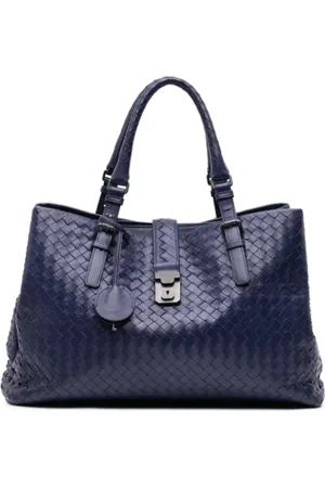 Bottega Veneta Dames, Pre-owned, Blauw, Maat: ONE Size Leer