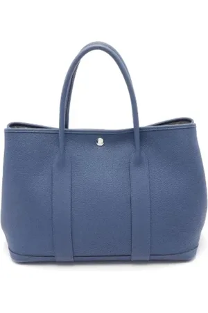 Hermès Dames, Pre-owned, Blauw, Maat: ONE Size Leer