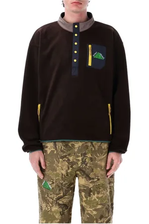 Brain Dead Heren, Tops, Bruin, Maat: L Fleece