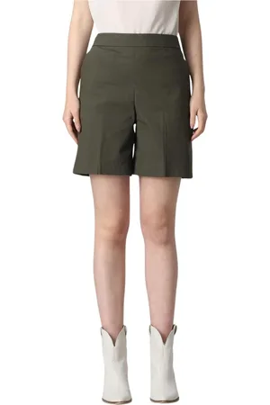 THEORY Dames, Korte broeken, Groen, Maat: M