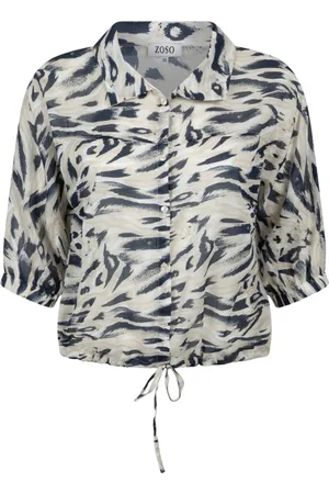 ZOSO Dames, Blouses & Shirts, Veelkleurig, Maat: L