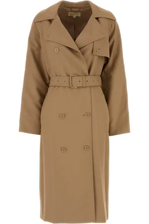 Michael Kors Dames, Mantels, Bruin, Maat: S Poliester