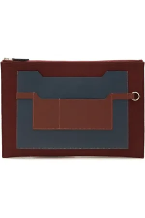 Hermès Dames, Pre-owned, Blauw, Maat: ONE Size Leer