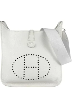 Hermès Dames, Pre-owned, Wit, Maat: ONE Size Leer
