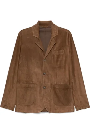 BARBA Heren, Jassen, Bruin, Maat: XL Suède