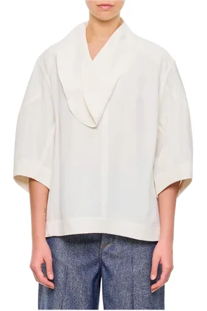 Bottega Veneta Dames, Blouses & Shirts, Wit, Maat: S