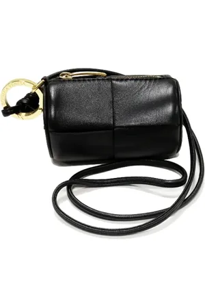 Bottega Veneta Dames, Pre-owned, Zwart, Maat: ONE Size Leer