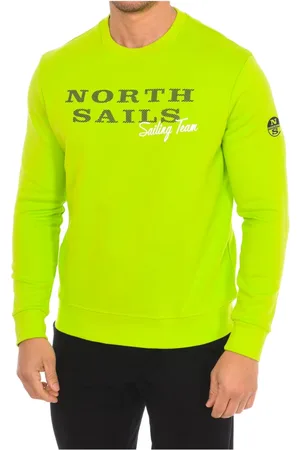 North Sails Heren, Sweatshirts & Hoodies, Groen, Maat: L Nylon