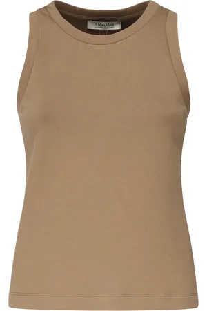 Max Mara Dames, Tops, Bruin, Maat: M