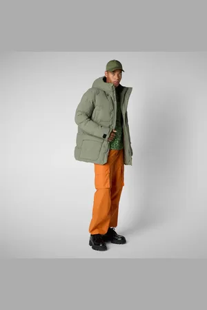 save the duck Heren, Jassen, Groen, Maat: 2XL Flanel