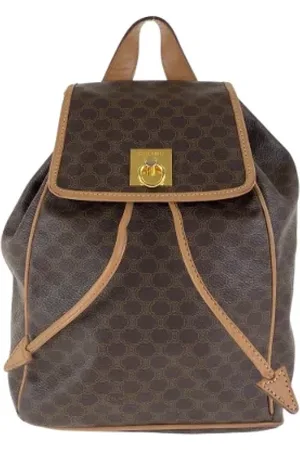 Céline Dames, Pre-owned, Bruin, Maat: ONE Size Leer
